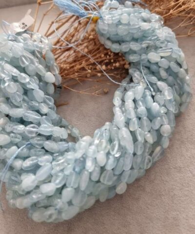 Akuamarin Dogal Tas Dizi Amorf Sekilli