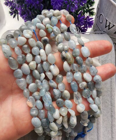 Akuamarin Dogal Tas Dizi Amorf Sekilli Aab