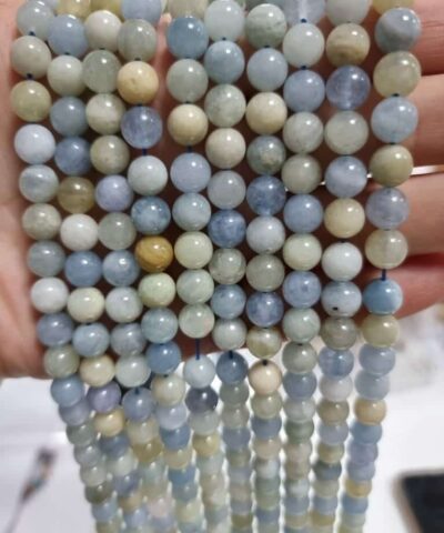 Akuamarin Dogal Tas Premium 8mm 4