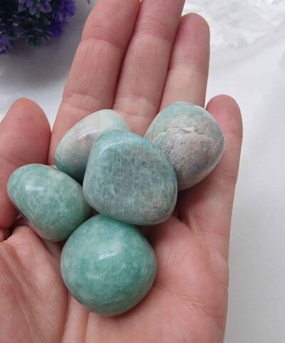 Amazonit Aaa Tamburlanmis Kutle Dogal Tas