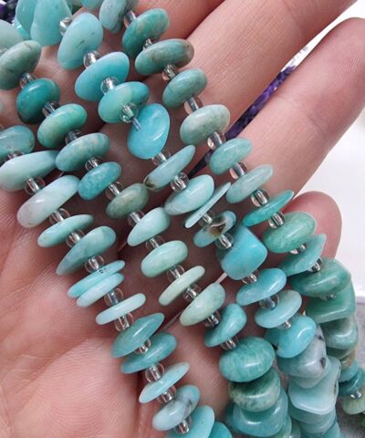 Amazonit Disk Dogal Tas 2