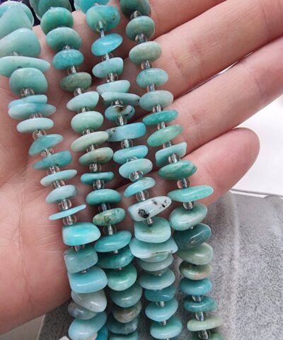 Amazonit Disk Dogal Tas 3