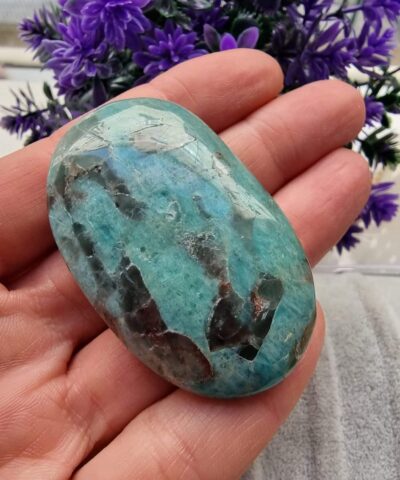 Amazonit Oval Kayac Dogal Tas 2