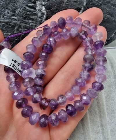 Ametist Rondela Dogal Tas Boncuk 2