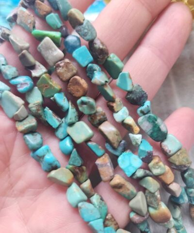 Amorf Afrika Orijinal Turkuaz Tasi 2