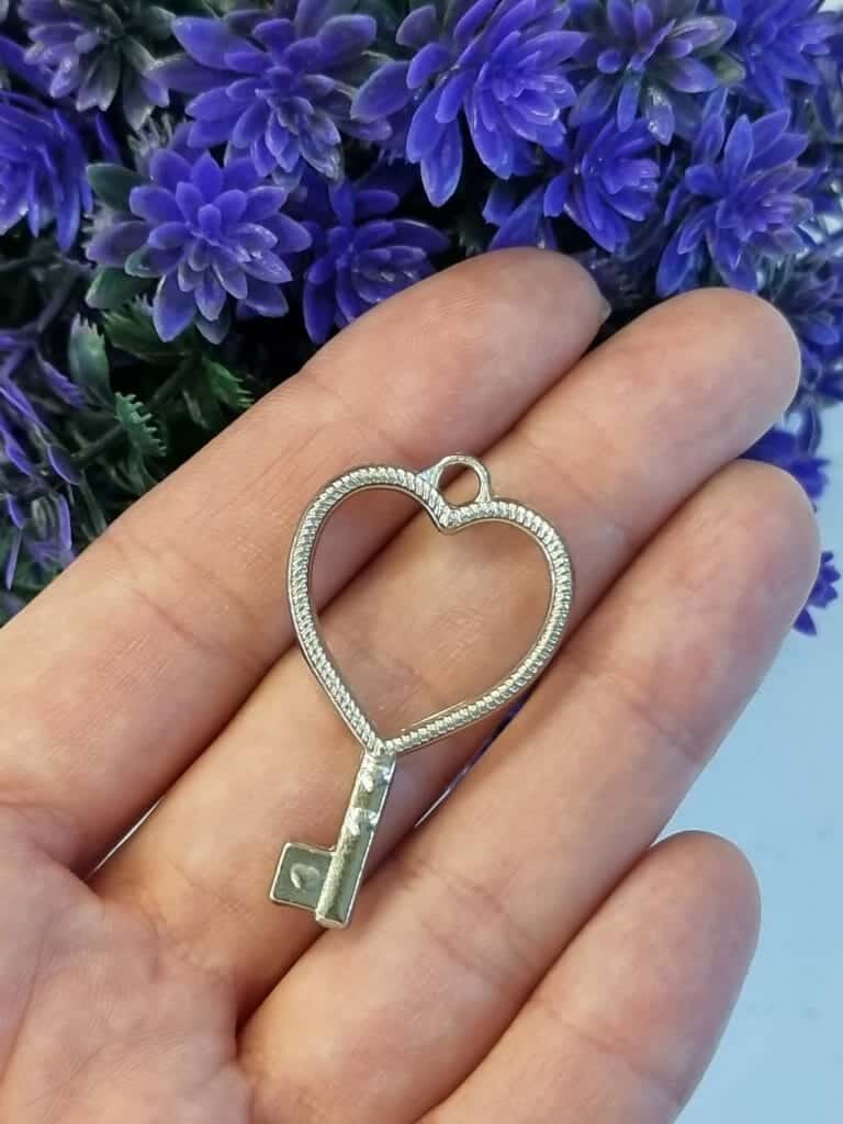 Anahtar Epoksi Kalibi Metal Kolye Ucu 4