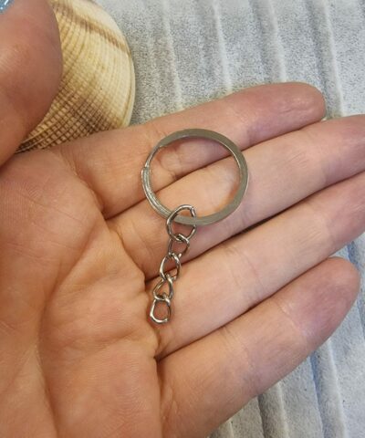 Anahtarlik Halkasi Ve Zinciri Gumus
