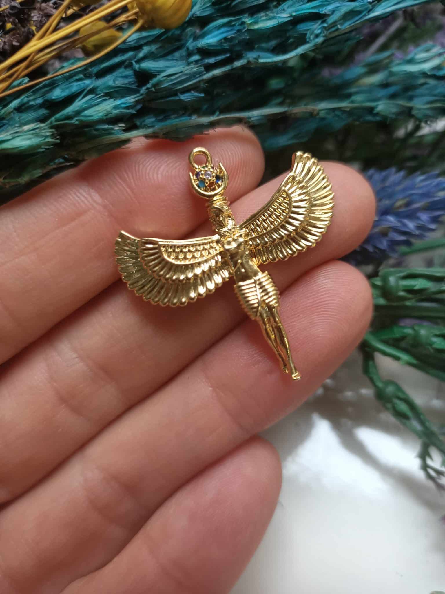 Anka Kanatli Kolye Ucu 2