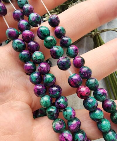 Anyolit Renkli Kuvars Dogal Tas Dizi