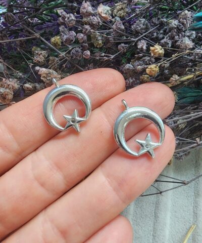 Ay Yıldız Silver Kolye Ucu