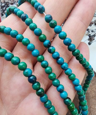 Azurit Dogal Tas Dizi Aa 4 Mm