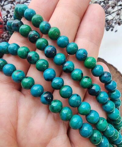 Azurit Dogal Tas Dizi Aa 6 Mm