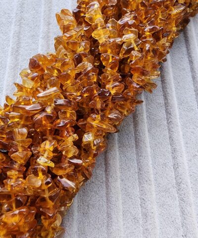 Bal Kehribar Renkli Ceyt Kirik Dogal Tas