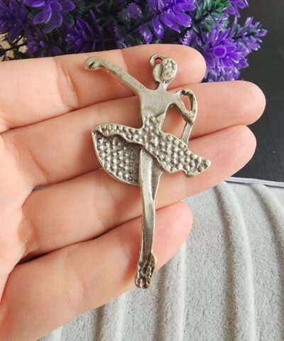 Balerin Dokum Kolye Ucu