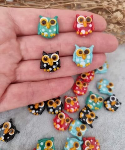 Baykuş Murano Cam Obje