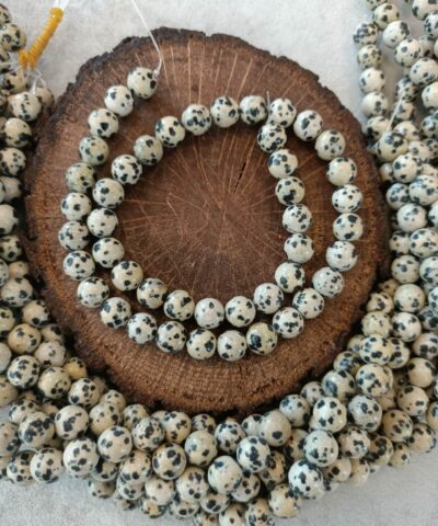 Benekli Jasper Dogal Tas 8mm