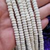 Beyaz Turkuaz Rondela Dogal Tas 6 Mm 3