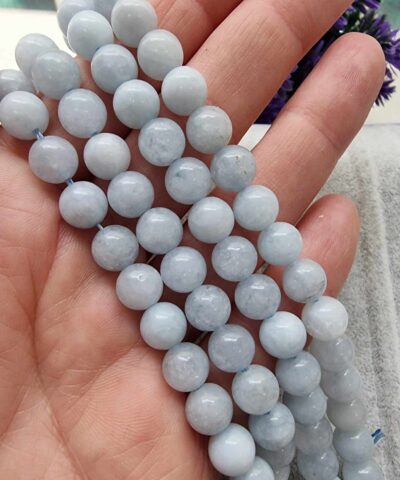 Brezilya Akuamarin Dizi Dogal Tas 8 Mm