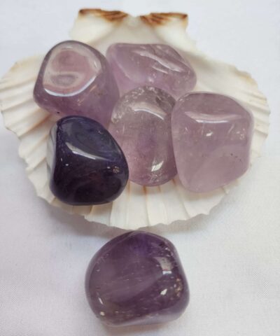 Büyük Ametist Tambur Doğal Taş