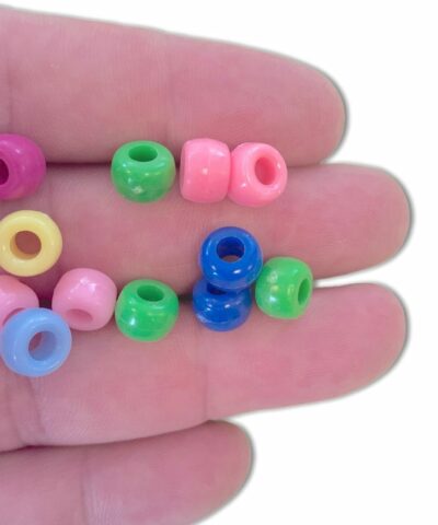 Buyuk Delikli Renkli Mix Boncuklar 2