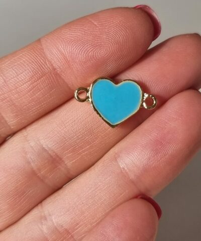 Buyuk Kalp Mineli Bileklik Malzemesi 504