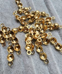 5.5 MM Midye Altın Kaplama Kapama - 501
