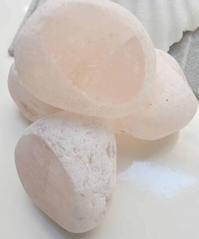 Buzlu Pembe Kutle Kuvars Dogal Tas 4