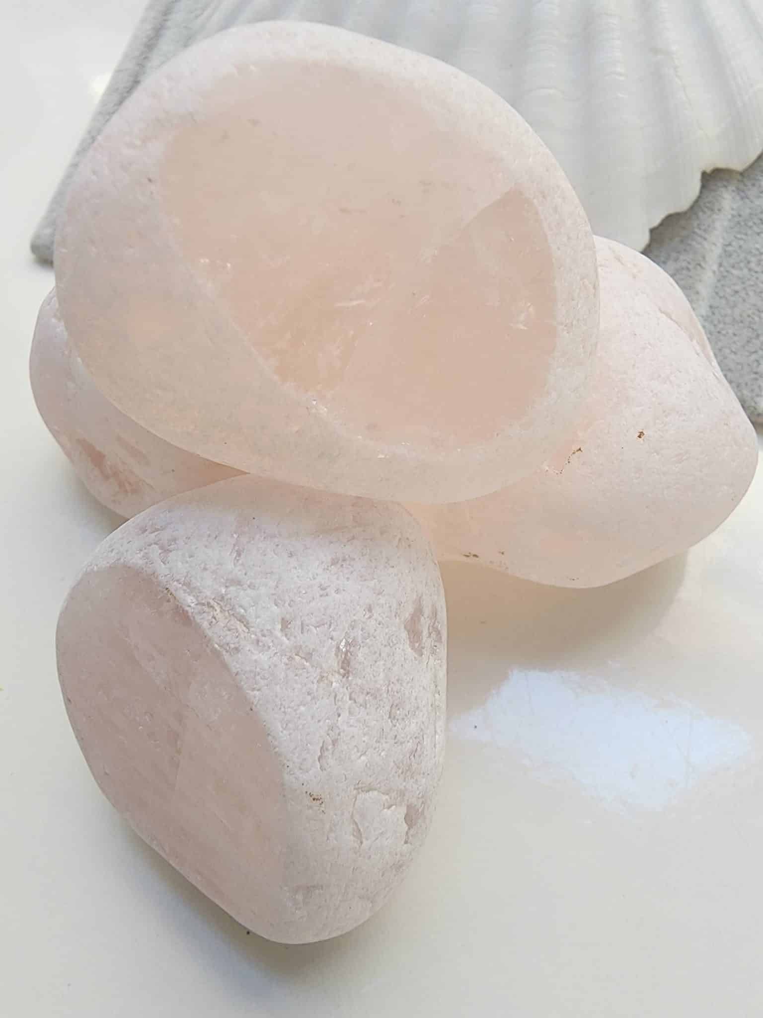 Buzlu Pembe Kutle Kuvars Dogal Tas 4