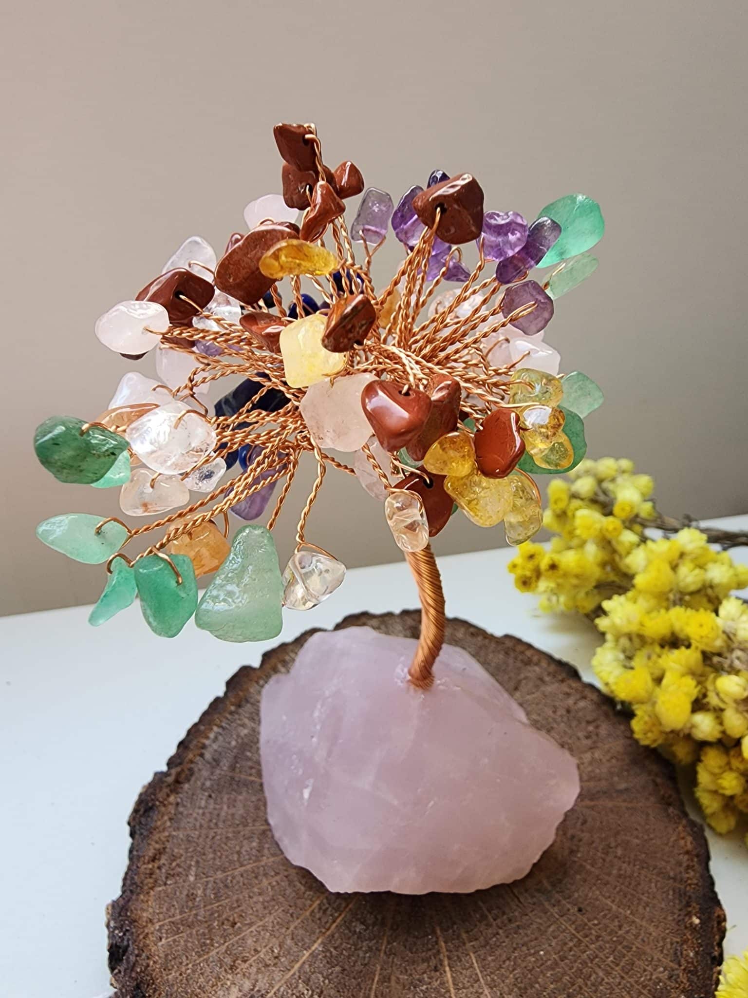 Cakra Agaci Kuvarsli Dogal Tas Aksesuar 2