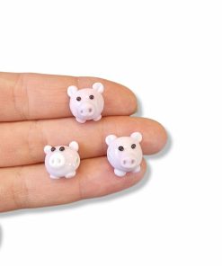 Cam Murano Pembe Piggy