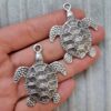 Caretta Kaplumbaga Dokum Kolye Ucu