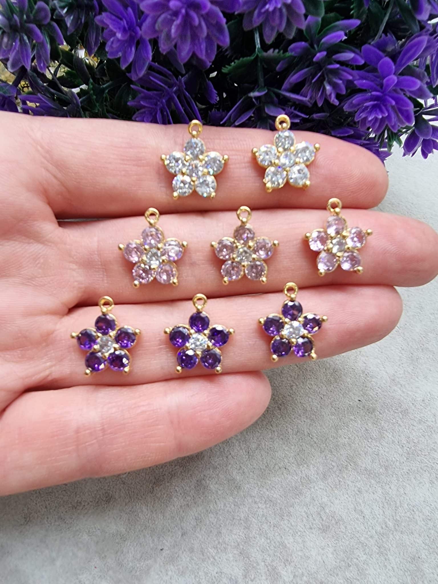 Cicek Zirkon Kolye Ucu 4