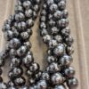 Cizgili Siyah Hematit Dogal Tas 8 Mm