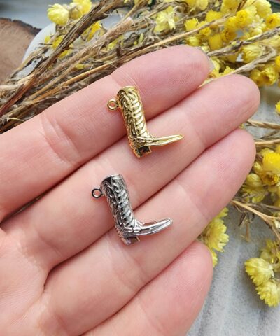 Çizme Kolye Ucu Altın Kaplama