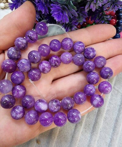 Damarli Faset Dogal Tas Boncuk Cesitleri 10 Mm 501