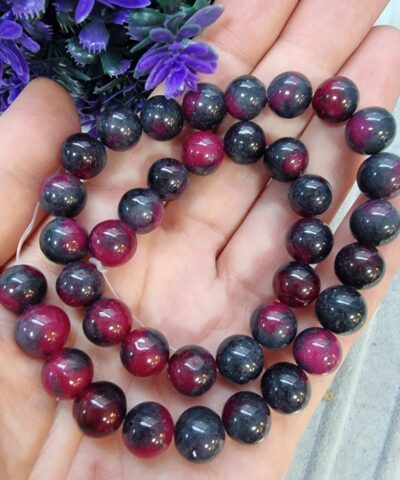 Damarli Faset Dogal Tas Boncuk Cesitleri 10 Mm 520