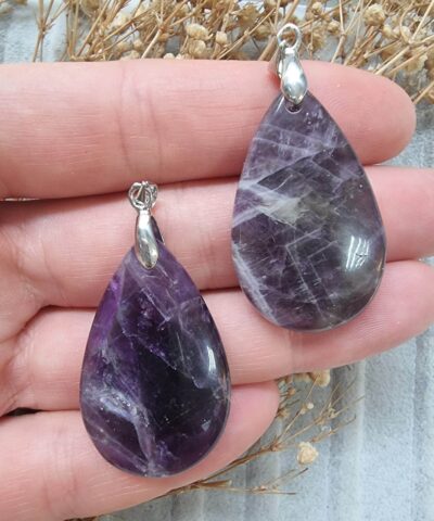 Damla Sallantili Ametist Kolye Ucu 2