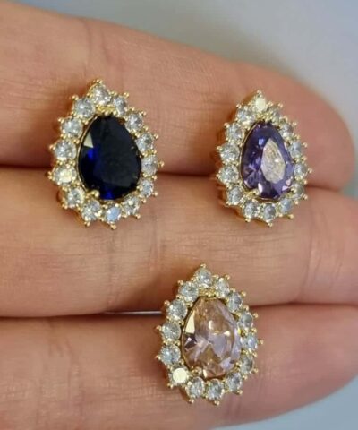 Damla Zirkon Tasli Kolye Ve Bileklik Ucu 4