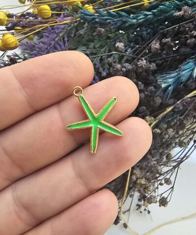 Deniz Yıldızı Mineli Kolye Ucu - 501