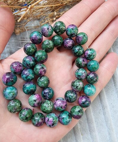 Desenli Dogal Tas Boncuk Cesitleri 10 Mm 505