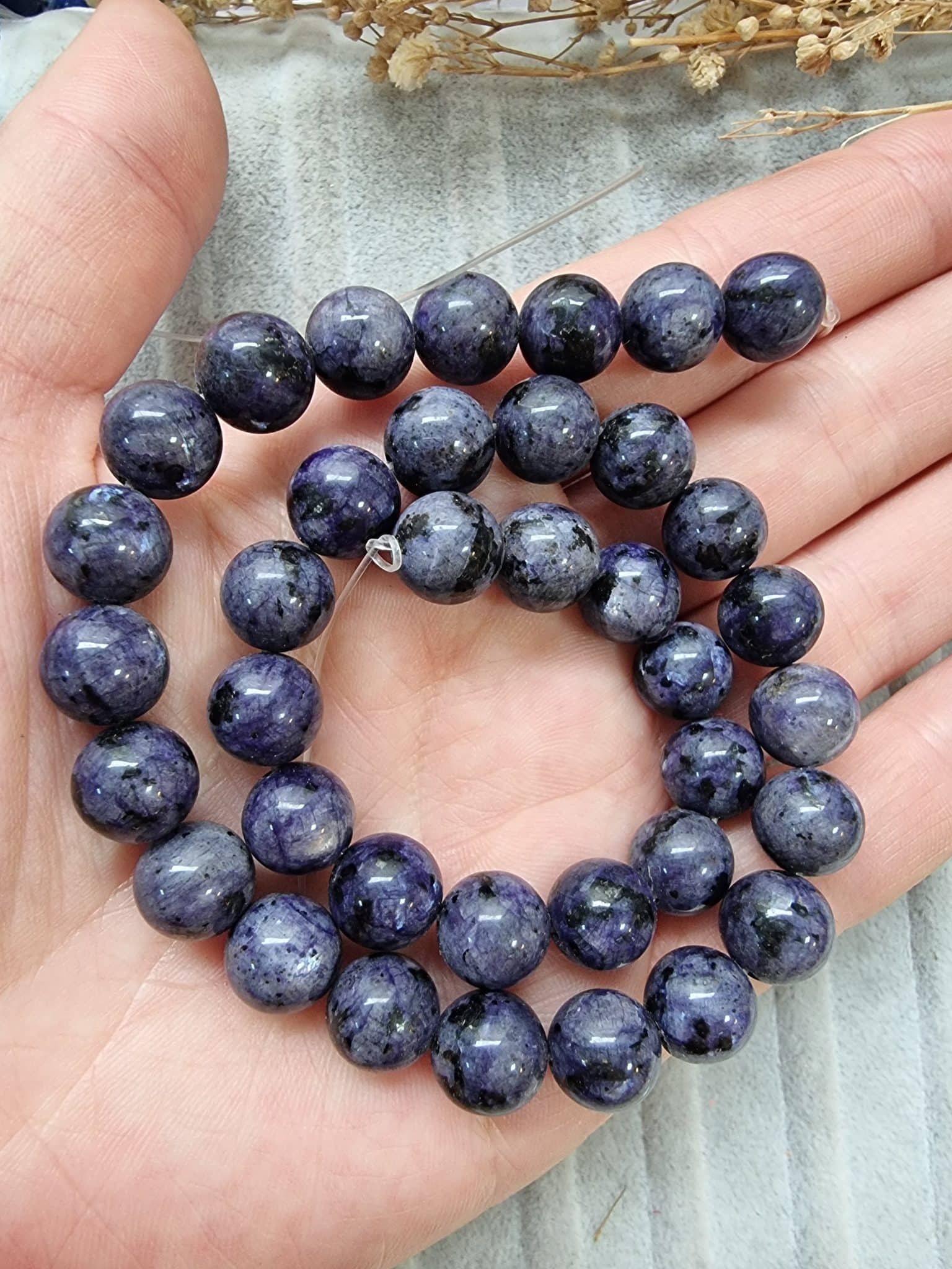 Desenli Dogal Tas Boncuk Cesitleri 10 Mm 517