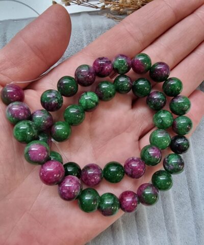 Desenli Dogal Tas Boncuk Cesitleri 10 Mm 523