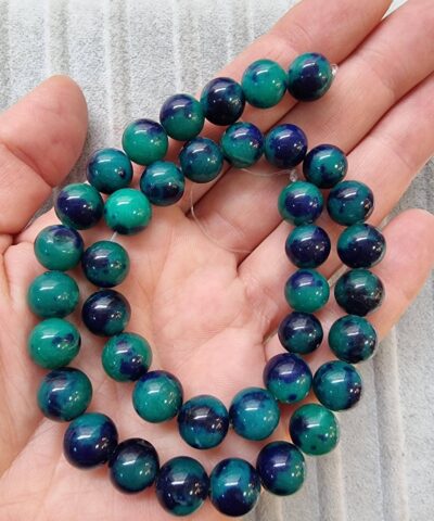 Desenli Dogal Tas Boncuk Cesitleri 10 Mm 525