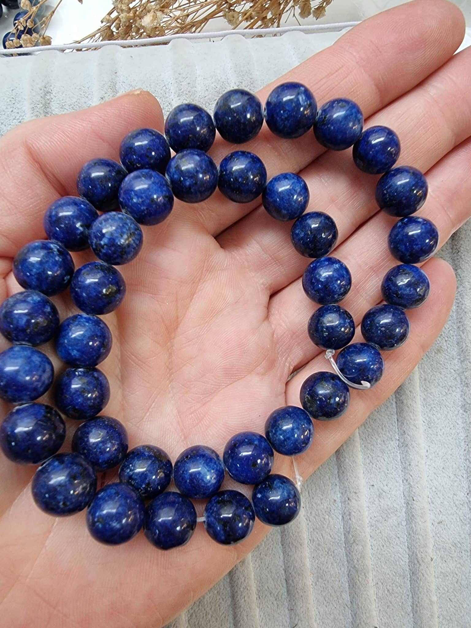 Desenli Dogal Tas Boncuk Cesitleri 10 Mm 527