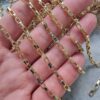 Dikdortgen 3x5 Mm Gold Taki Zinciri 3