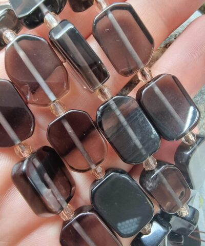 Dikdortgen Dumanli Kuvars Dogal Tas 3