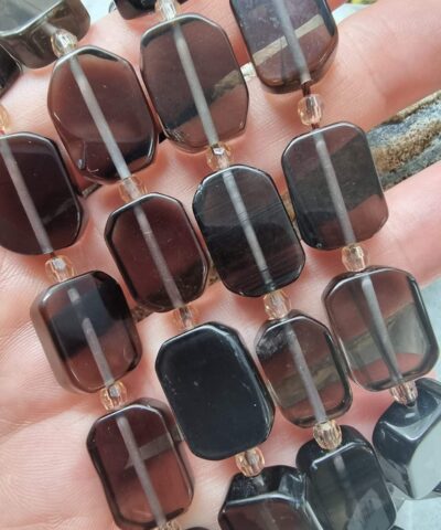 Dikdortgen Dumanli Kuvars Dogal Tas 4