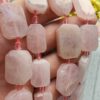Dikdortgen Pembe Kuvars Dogal Tas Cesitleri 2