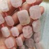Dikdortgen Pembe Kuvars Dogal Tas Cesitleri 3