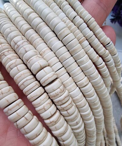 Disk Beyaz Turkuaz Tasi Turkuaz